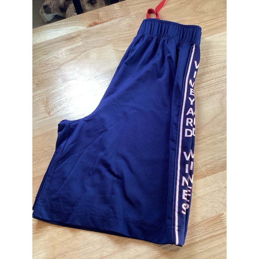 Vineyard Vines Boys Lacrosse Shorts Gray Navy Size S 8-10